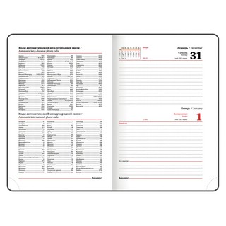 Ежедневник на 2023г А5, 138x213 мм, Brauberg.Vista, под кожу 