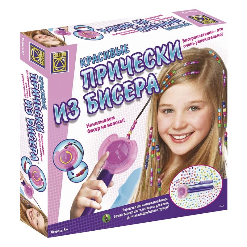 Creative Красивые прически из бисера