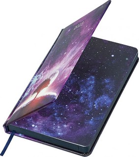 Ежедневник на 2023г А5, 138x213 мм, Brauberg.Vista, под кожу 