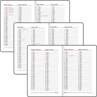 Ежедневник на 2023г А5, 138x213 мм, Brauberg.Vista, под кожу 