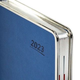 Ежедневник на 2023г А5, 148х218 мм Galant.Infinity, под кожу, синий 10