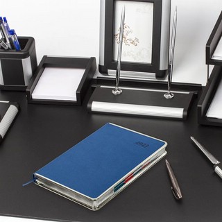 Ежедневник на 2023г А5, 148х218 мм Galant.Infinity, под кожу, синий 11