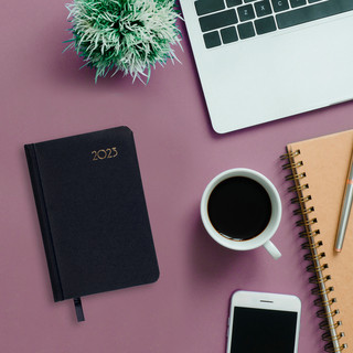 Ежедневник на 2023г А6, 100х150 мм, Brauberg.Select, балакрон, черный 12