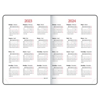 Ежедневник на 2023г А4, 210х297 мм, Brauberg.Favorite, синий 6