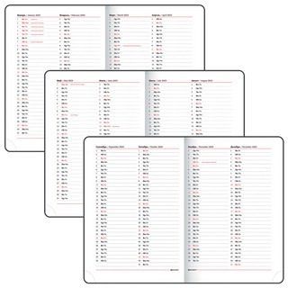 Ежедневник на 2023г А4, 210х297 мм, Brauberg.Favorite, синий 7