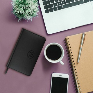 Еженедельник на 2023г Favorite А6 95х155мм, под кожу, Brauberg, черный 14