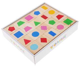 Детское лото 'Геометрические фигуры', цвет коробки зеленый, Томик 2