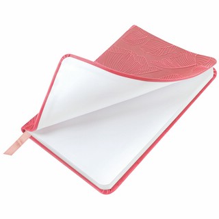 Ежедневник 2023г А6, 95х155 мм, Brauberg.Foliage, под кожу, розовый 3