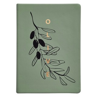 Ежедневник на 2023г "Olive" 14х20 см, 352 стр, интегральный переплет, Infolio, оливковый