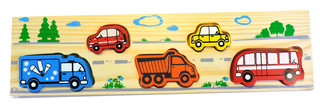 Пазл для малышей 'Доска-вкладыш: Транспорт', Томик 1