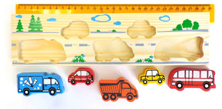 Пазл для малышей 'Доска-вкладыш: Транспорт', Томик 2