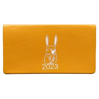 Еженедельник на 2023г "Rabbit" А6 16х9 см, 64 л, интегральный переплет, Infolio, оранжевый