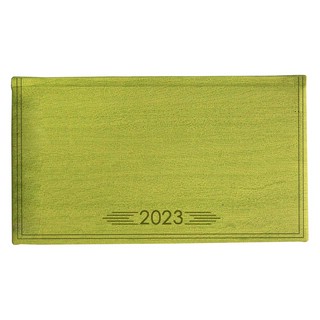 Еженедельник на 2023г "Wood" А6 16х9 см, 64 л, интегральный переплет, Infolio, светло-зеленый