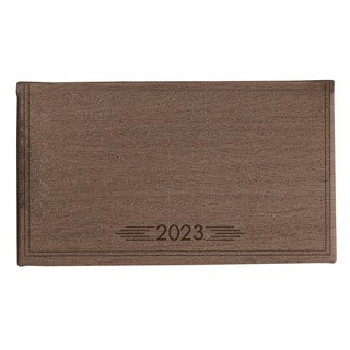 Еженедельник на 2023г "Wood" А6 16х9 см, 64 л, интегральный переплет, Infolio, коричневый