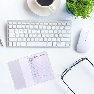 Обложка для паспорта, трудовой книжки нового образца, ДПС, цвет белый 2