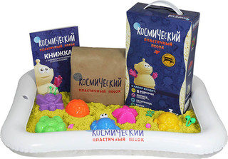 Космический песок. Набор для лепки (желтый) 3 кг 4