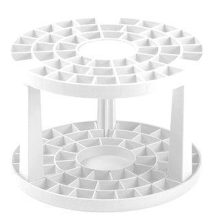 Подставка для кистей, пластик, белая, СТАММ 1