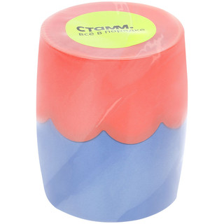 Подставка-стакан двухцветная сине-красная, СТАММ 6