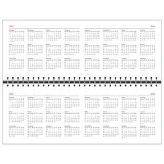 Планинг на 2023г 'Berlin' 64 л, на спирали, черный 2