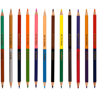 Карандаши цветные двусторонние 