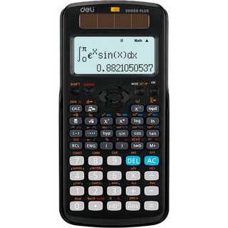 Калькулятор научный Deli ED991ES 12-разрядный, 417 функций, черный