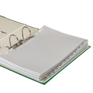 Разделитель пластиковый А4, цифровой 1-12, с оглавлением, Brauberg 6