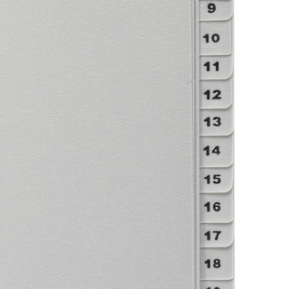Разделитель пластиковый А4, 31 л, цифровой 1-31, с оглавлением, Brauberg 4