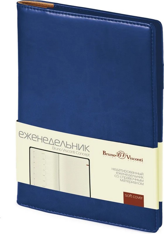Ежедневник недатированный А5 'Concept' 64 л, синий