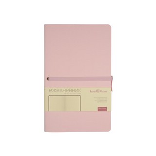 Ежедневник 'Tokyo' А5, 136 л, недатированный, иск.кожа, розовый