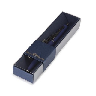 Ручка шариковая автоматическая SAN REMO, 1 мм, синяя, в синем футляре
