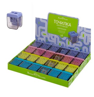 Точилка 'Easysharp Лабиринт' 2 отверстия, в ассортименте. Цен...