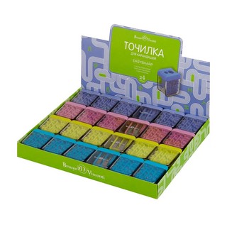 Точилка 'Easysharp Лабиринт' 2 отверстия, в ассортименте. Цена за 1 шт. 9