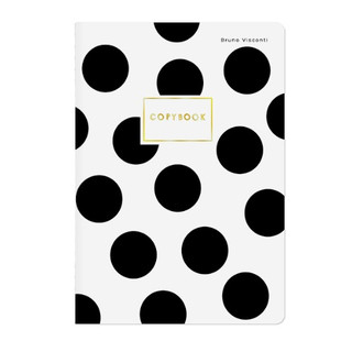 Тетрадь 'Black polka dot' А5, 40 л, клетка, Bruno Visconti 1