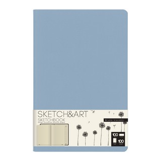 Скетчбук Sketch&Art 'Zefir' А5, 100 л, зефирный голубой