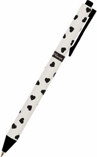 Ручка шариковая автоматическая ArtClick. Сердечки, 0.5 мм, си...