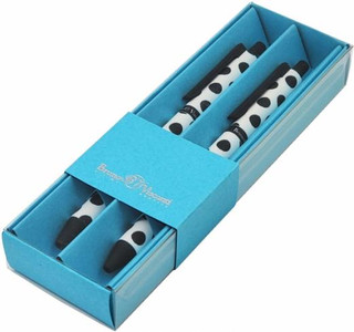 Набор шариковых автоматических ручек ArtClick. Black polka do...