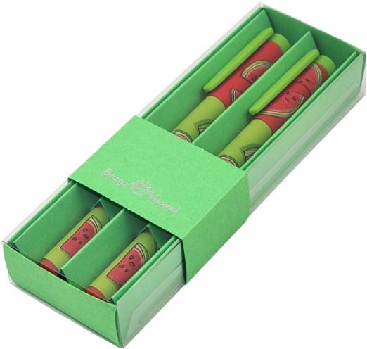 Набор шариковых ручек FunWrite. Fresh & fruity. Арбуз, 2 штуки