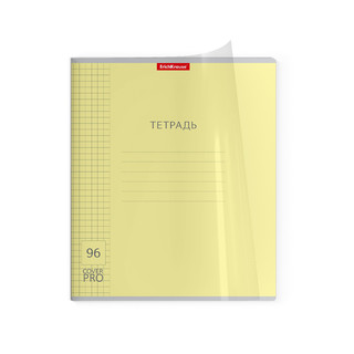 Тетрадь А5, 96 л, клетка 'CoverPrо' пластиковая обложка, на скобе, ErichKrause Классика, ассорти. Цена за 1 шт. 6
