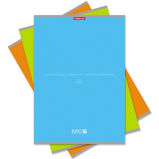 Тетрадь MC-7, А4, 96 л, клетка, скрепка, ErichKrause, цвет в ...