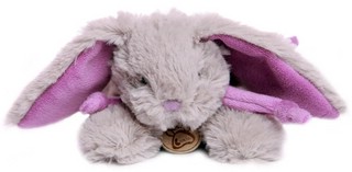 Кролик 15 см, серый/фиолетовый, Lapkin 2