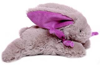 Кролик 15 см, серый/фиолетовый, Lapkin 4