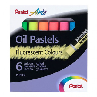 Пастель масляная Pentel 'Arts Oil Pastels' флуоресцентные цве...