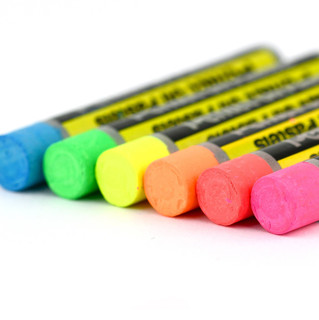 Пастель масляная Pentel 'Arts Oil Pastels' флуоресцентные цвета, 6 мелков 3