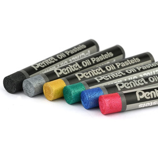 Пастель масляная Pentel 'Arts Oil Pastels' 6 цветов металлик 6