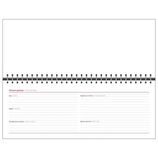 Планинг на 2023г 'Berlin' 64 л, на спирали, синий 3