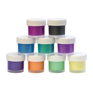 Краски по ткани акриловые перламутровые 9 цветов по 15 мл, Луч 3