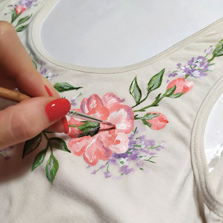 Краски по ткани акриловые перламутровые 9 цветов по 15 мл, Луч 5