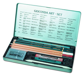 Набор для графики 'Gioconda Art-Set' 10 предметов, в металлической коробке, Koh-I-Noor