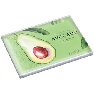 Альбом для рисования 40 л, А4, на скрепке 'Avocado', 120г/м2 4
