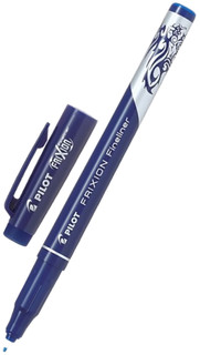 Линер Pilot FriXion Fineliner (SW-FF) синий, толщина линии 0,...